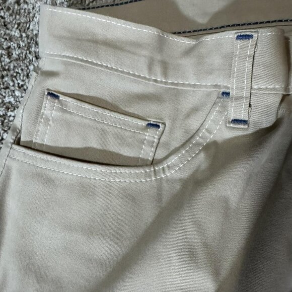 Blue Delta Tom James Pants Mens Khaki Straight Leg 5 Pocket Custom Made USA - Picture 4 of 11